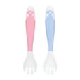 thumbnail image 5 of Upgraded Baby Utensils Cartoon Dog Spoon Fork Set Toddler Babies Children Feeding Training Spoon Easy Grip Heat-Resistant Bendable Soft Perfect Self Feeding Learning Spoons, 5 of 7