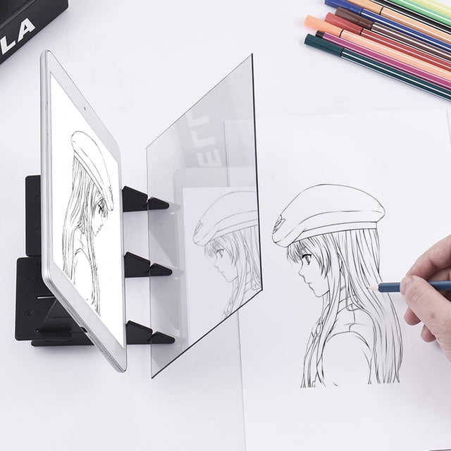 Dibujo De Dibujo óptico Board De Rastreo Portable Pintura Herramienta De Pintura Almo