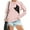 Pink, variant on MOUSYA Cat Sweatshirt Women Funny Black Cat Graphic Sweater Casual Cat Crewneck Holiday Long Sleeve Hoodie Pullover Top