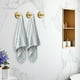 thumbnail image 5 of Fiudx Gancho de Aleación para Ropa, Elegante Diseño Dorado, Gran Capacidad de Carga, Fácil Instalación Sin Dejar Rastro, Duradero y Resistente a La Oxidación, Elegante Decoración para El Hogar, Ideal, 5 of 5