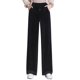 thumbnail image 4 of Pantalones deportivos de pierna ancha para mujer, holgados, coreanos, de talla grande, rectos, informales, para mujer, 4 of 4