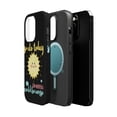 thumbnail image 2 of DistinctInk MagSafe Tough Case for Apple iPhone 15 Pro Max (6.7" Screen) - Smile Today Tomorrow Could Be Worse - Tempered Glass Back, 2 of 6