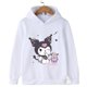 thumbnail image 4 of Sudadera casual de calle kawaii con dibujos animados de Hello Kitty Kuromi para niños y niñas de 3 a 14 años, sudadera con capucha deportiva para exteriores para niños, 4 of 5