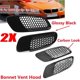 thumbnail image 2 of Glossy Black/Carbon Fiber Engine Hood Vent Louvers Air Scoop Bonnet Vent Cover For BMW E90 E91 E92 E93 M3 Air Intake Cover, 2 of 4