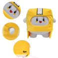thumbnail image 4 of lanky box plushies,7.87 in Cute Boxy and Foxy Plush Doll with Removable Hood Soft Stuffed Plushies Gift for, 4 of 5