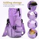thumbnail image 5 of HONMEET Violeta Con Compartimento Amplio Y Para Senderismo Y Playa, 5 of 7