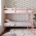 thumbnail image 1 of Storkcraft Long Horn Twin Bunk Bed, Pink, 1 of 11