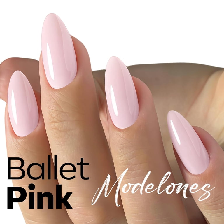 Modelones, Pink Gel Nail Polish, 15 ML, Baby Pink Soft Pastel Pink