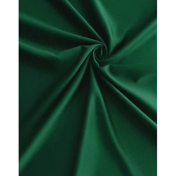Valentina Textile Inc Matte Satin (Peau de Soie) Duchess Satin Fabric Bridesmaid Dress 58/60" Wide Sold BTY Many Colors (1 Yard, Hunter Green)