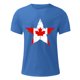 thumbnail image 4 of Tops para hombre, blusas y camisas de cuello redondo y manga corta para hombre. Camiseta de cuello redondo y manga corta con estampado de bandera canadiense para hombre. Blusa de algodón y poliéster p, 4 of 5