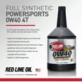thumbnail image 3 of Red Line 42204 0W40 Powersports Oil, 1 Quart, 1 Pack, 3 of 8
