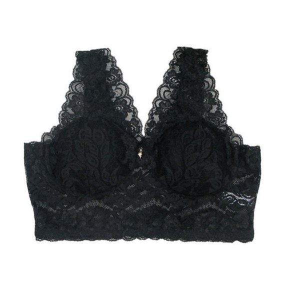 GOODLY Women's Bralette Sexy Underwear Women's Deep V Comfortable