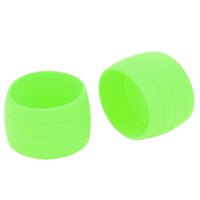 Bike Handlebar Strap Fixing Ring Plug, Silicone Material Bike Handlebar Tape Plug Small Size High Reliability For Family For Road Bike For Cycling Green