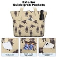 thumbnail image 2 of Tote Bag for Women - Cute Labrador Shoulder Bag - Large Utility Work Duffle Bag with Zipper Handbag for Travel, Work, Sprots, 2 of 5