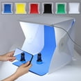 thumbnail image 2 of Seitruly Tienda de fotografía plegable USB Power 5V LED 2x5600k 2x550lm 6 tela de fondo estudio de oficina caja de fotografía de tela no tejida Accesorios para fotos, 2 of 6