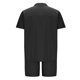 thumbnail image 4 of Mens Camisas Casual Color Sólido Bolsillo Cordón Shorts Set, Manga Corta Turndown Collar Camisa para la Primavera Y el Verano, 4 of 5