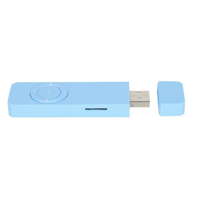 Lecteur de Musique MP3 Portable avec Lanière, Batterie Rechargeable, Mémoire Extensible 32 Go, Écouteurs 3.5mm, Design de Forme à la Mode