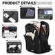 thumbnail image 2 of Mochila LIECDRO negra para hombre con puerto de carga USB de 15.6 pulgadas, 2 of 7