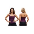thumbnail image 2 of Camisetas sin mangas con cuello halter para mujer, color liso, bajo con abertura, chalecos casuales, moda de verano, camisetas sin mangas, estilo streetwear, 2 of 8