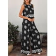 thumbnail image 4 of PRETTYGARDEN Women's Summer 2 Piece Lounge Sets Boho Floral Tank Tops Flowy Wide Peg Pants Travel Beach Vacation Outfits, 4 of 10
