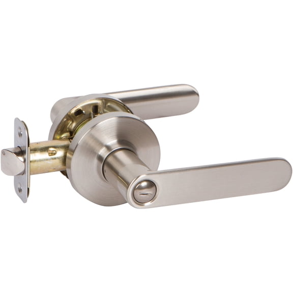 Delaney 502-Vl Contemporary Privacy Door Lever Set - Nickel