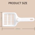 thumbnail image 2 of 2 Pieces Cat Litter Scoop with Wide Slats for Pine Pellets, Durable Plastic Litter Sifter Scoop(White), 2 of 7