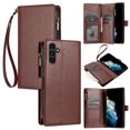 thumbnail image 1 of Compatible with Samsung Galaxy S23 FE 5G Wallet Case Premium Zipper Large Space Flip PU Leather Cover, 1 of 5