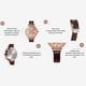 thumbnail image 3 of Reloj Minimalista para Mujer Correa de Cuero Ultrafina Reloj de Pulsera Informal a la Moda Relojes para Mujer Vestido Sencillo Analógico de Cuarzo ANGGREK  Otros, 3 of 8