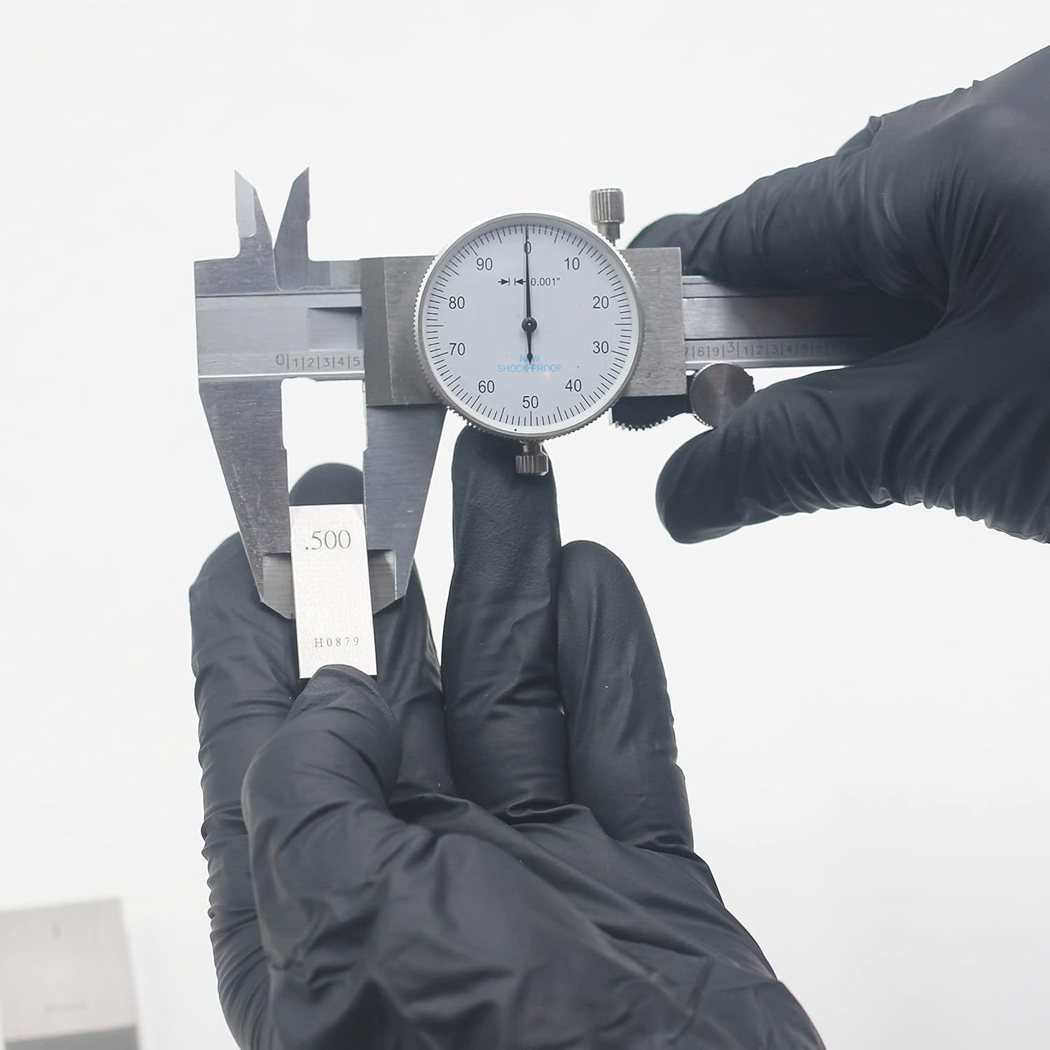 HFS(R) 0-6" Imperial Calipers; 4 Way Dial Caliper 0.001" Shock Proof New; Plastic Case
