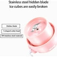 thumbnail image 2 of Mini Portable Blender,Personal Blender Small Fruit Mixer Electric USB Rechargeable Juicer Cup Fruit Mixing Machine Home Travel,300ML,Blue, 2 of 8