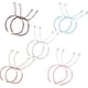 thumbnail image 1 of Pulseras de la amistad de 5 colores, cordón de poliéster, 10 unidades, semiterminadas, ajustables, cadena de pulsera semiterminada., 1 of 7