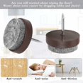 thumbnail image 5 of Chair Glides to Nail, 80 Pcs Furniture Glides Nails, 22mm Round Gliders Chair Buffer, Felt Furniture Glides Buffers for Furniture Chair Table Leg Protection,, 5 of 5