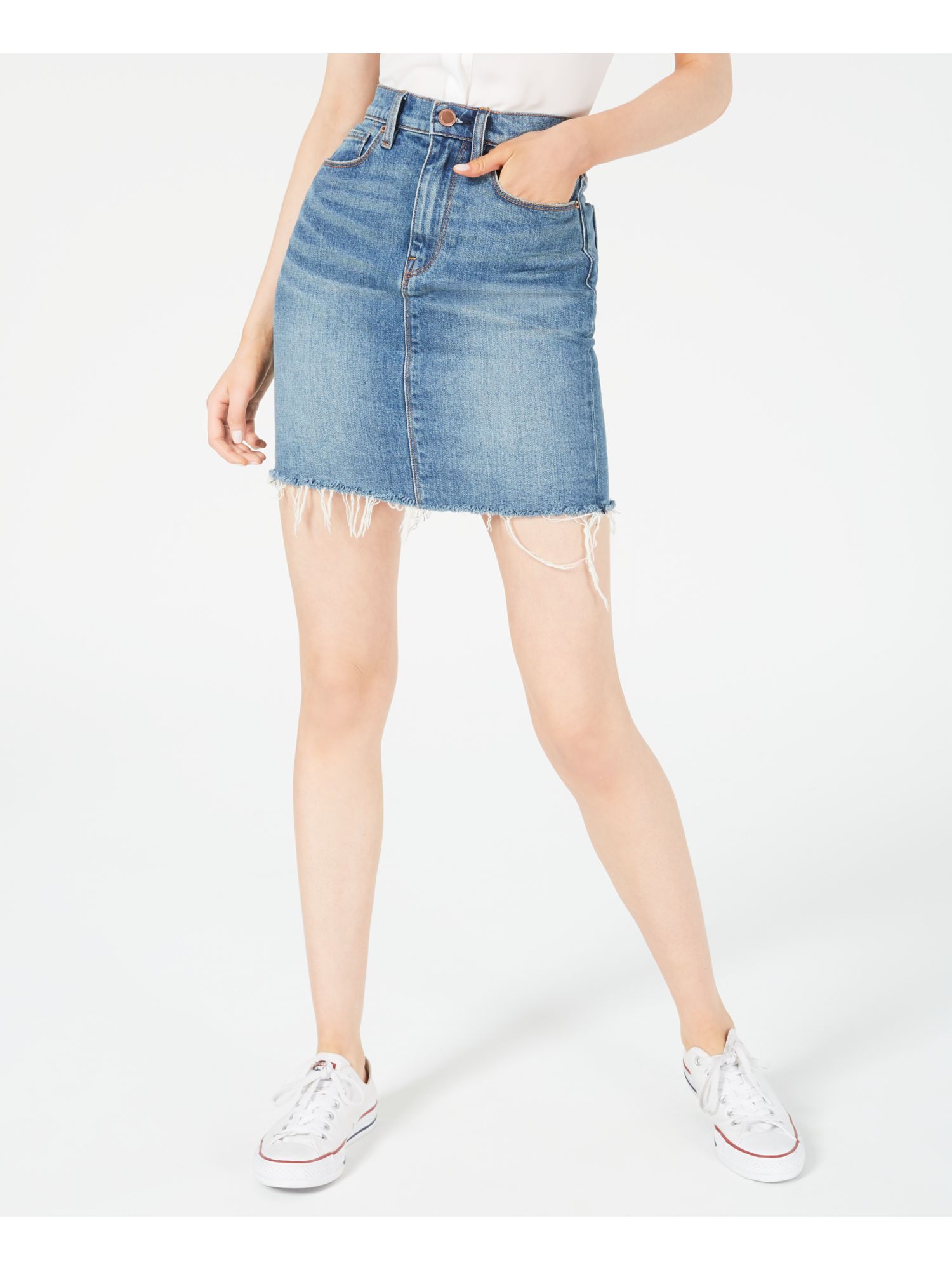 Hudson Womens Lulu Jean Cut Off Denim 