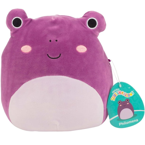Peluche Squishmallows Original Philomena The Purple Frog, 20 cm