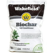Wakefield BioChar Organic Soil Conditioner for Indoor and Outdoor Use, 1 Cubic Foot Bag