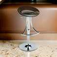 thumbnail image 6 of Benjara Vera 19-29 Inch Counter Height Stool, Round Swivel, Adjustable, Chrome Gray, 6 of 6