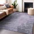 thumbnail image 6 of HomeRoots 625286 8 x 10 ft. Purple & Gray Abstract Washable Transitional Indoor & Outdoor Rectangle Area Rug, 6 of 9