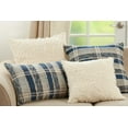 thumbnail image 5 of Fennco Styles Bold Striped Woven Cotton Throw Pillow 16" W x 24" L - Blue Cushion for Home, Couch, Bedroom, Living Room and Office Décor, 5 of 5