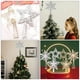 thumbnail image 3 of 1pc moda árbol de navidad topper elegante copo de nieve diseñado navidad árbol decoración, 3 of 6