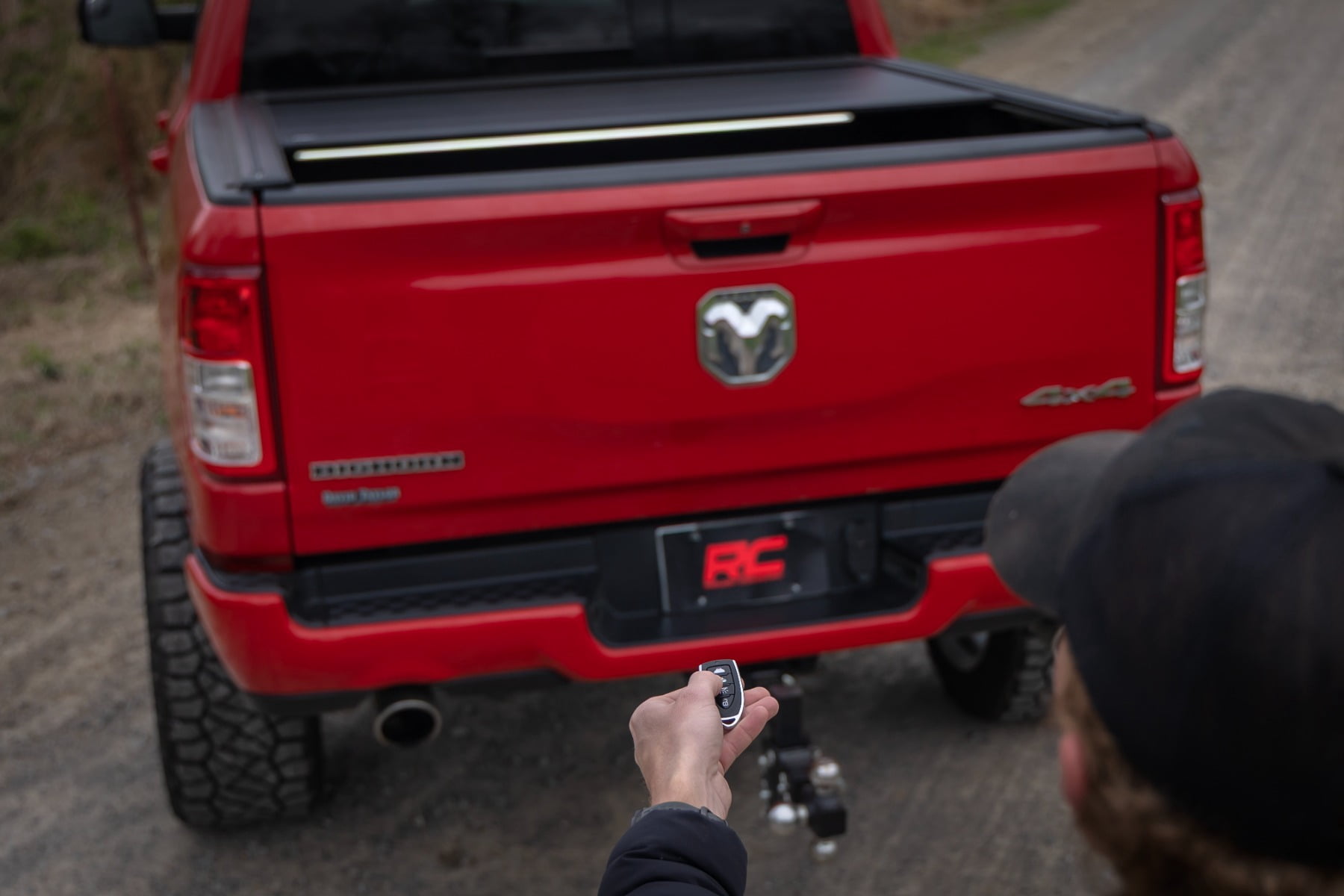 Rough Country Powered Retractable Bed Cover for 19-26 Ram 1500 | 5'7 - 51307550