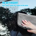 thumbnail image 4 of 10Pcs Magic Cleaning Cloth Reusable Microfiber Cleaning Pad High Water Absorption Stripe Free Cleaning Towel Rag Multipurpose Polishing Cloth for Kitchen Glass Car Window Cleaning 30 ×30, 4 of 11