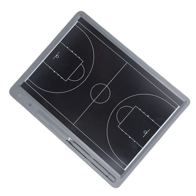 Tablero Electrónico De Baloncesto De 16 Pulgadas, Tablero Marcador De Estrategia De Baloncesto Electrónico Borrable Con Bolígrafo Para Fútbol