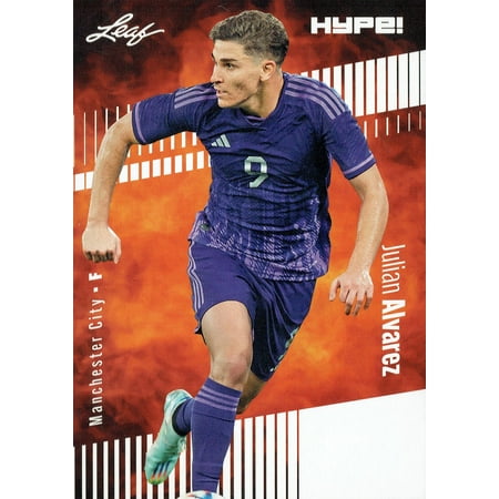Mint Julian Alvarez 2023 Leaf HYPE! #129 Just 5000 Ever Made! Rookie Card Manchester City