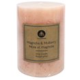 thumbnail image 1 of Hometrends 4" Magnolia & Mulberry Scented Pillar Candle, 1 of 5