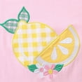 thumbnail image 4 of Toddler Girls Clothes 18M 24M 2T 3T 4T Summer Outfits Baby Kids Short Sleeve Cartoon Letter Hello Spring Sweetie Print T-Shirt Tops Printed Shorts Sets, 4 of 6