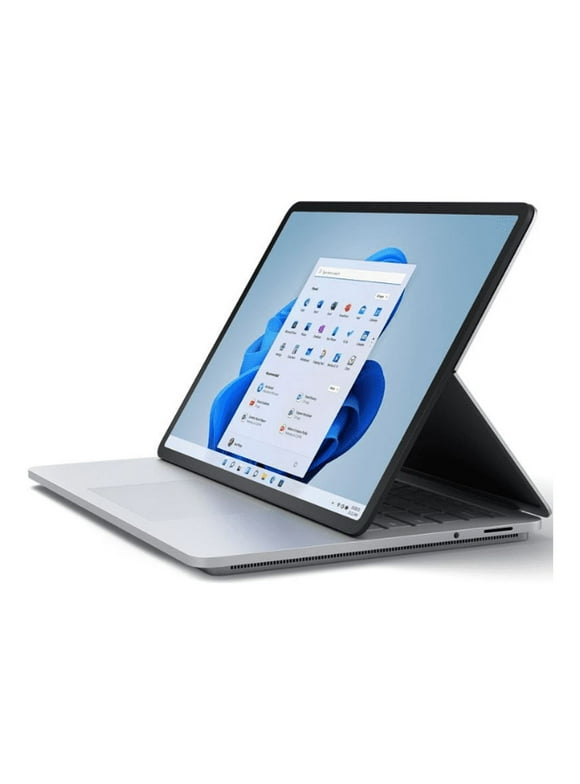Microsoft Surface Laptop Studio 14.4" Pixel Sense Flow Display, 10 Point Multi- touch, Intel Core H35 i5-11300H, 16GB RAM, 256GB SSD, Platinum, Windows 11, THR-00001