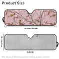 thumbnail image 7 of Yuyamidu Camo Hunting Windshield Sun Shade for Jeep Wrangler JL 2/4 Door, Pink Branch Front Window Sun Sunshade Windshield for 2024 2025 Jeep Wrangler 4XE, Car Sun Visor Blocks for UV and Heat, 7 of 7