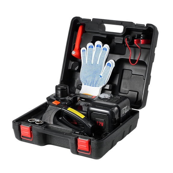 5 Tons Electric Car Jack with Electric Impact Wrench – Heavy Duty 11000 lbs Lift for SUVs & Trucks