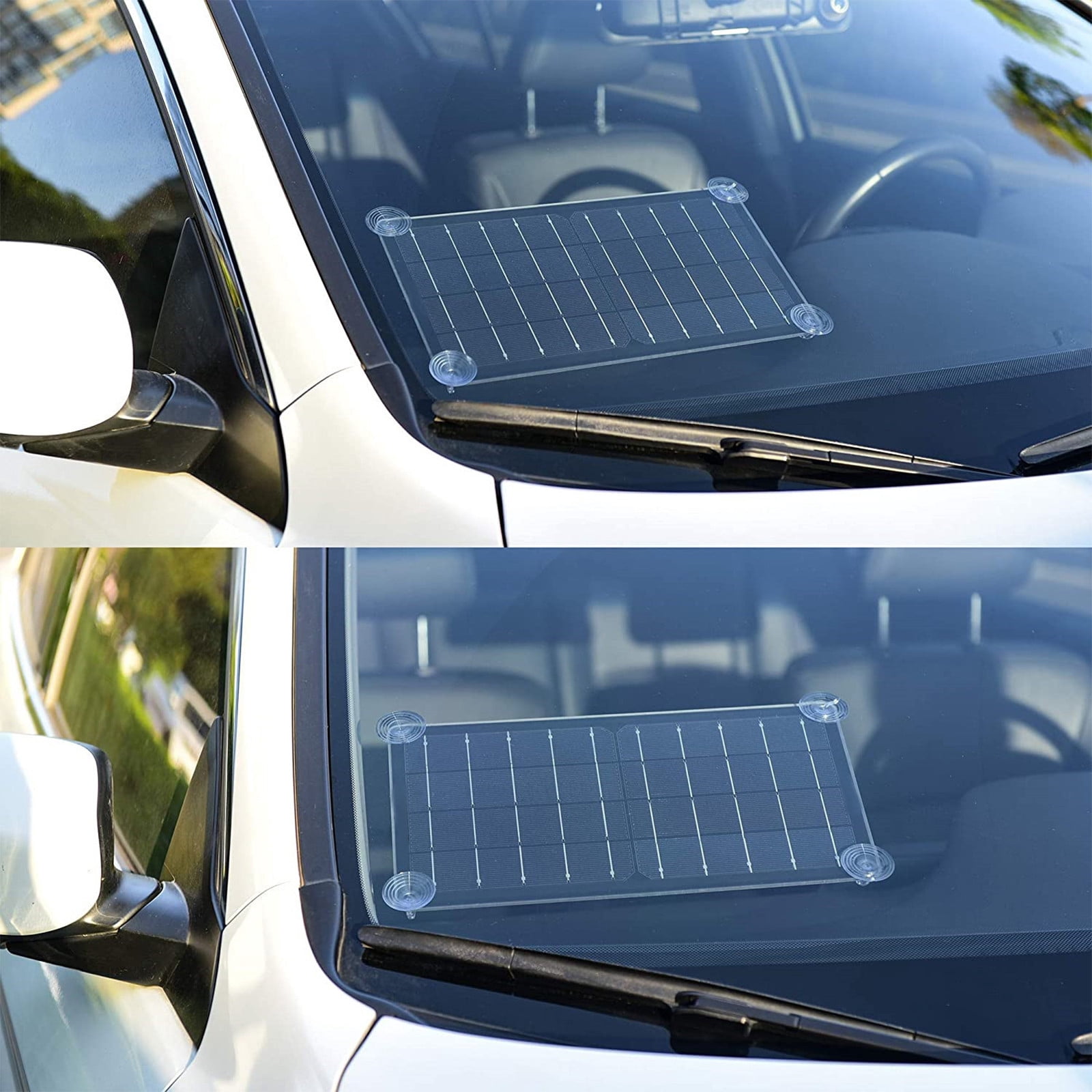 SIYTUAU 20W 12V High Efficiency Solar Panel Portable Pv Module For Home Camping Boat Caravan Off Grid Applications Power Generation And Energy Solutions Plastic Black Black