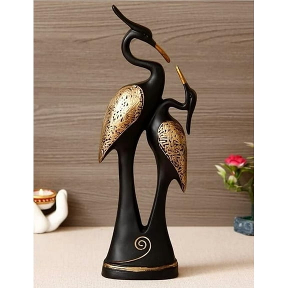 Swan Pair Showpiece for Home Decor Living Room Birthday Anniversary Valentine's Gift